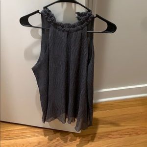 high neck tank top